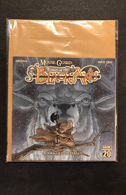 Mouse Guard: Dawn of the Black Axe #2 (2025), raw, ungraded comic book — front cover