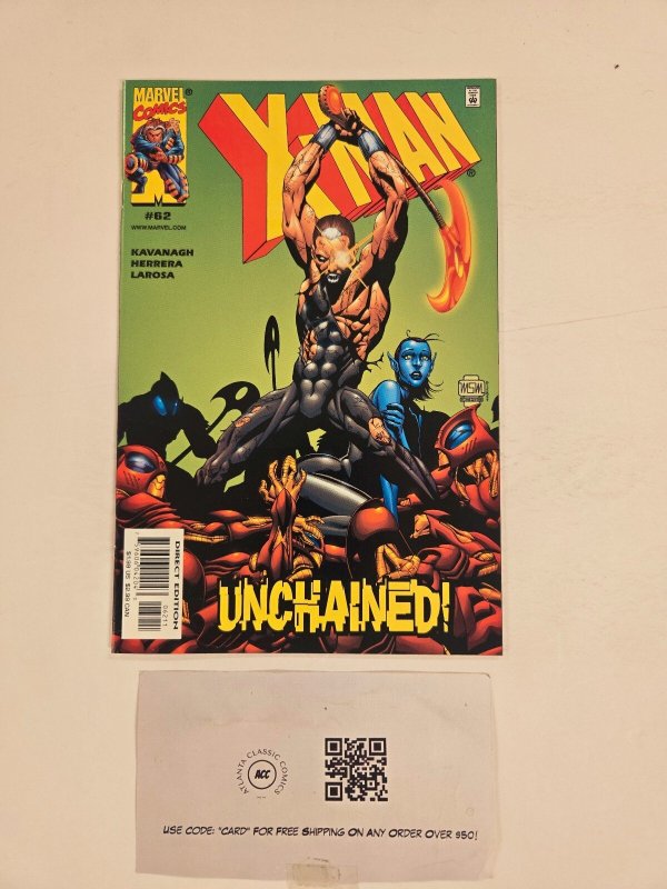 X-Man #62 (Marvel Comics), raw comic book in NM condition — front cover