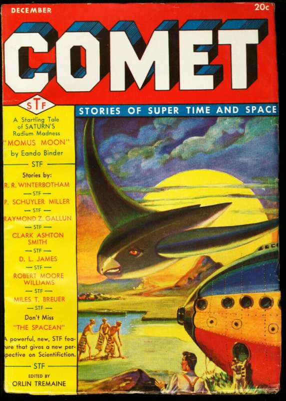 Comet 1940 Dec First Issue Pulp Clark Ashton Smith S F VF (1940), raw comic book in VF condition — front cover
