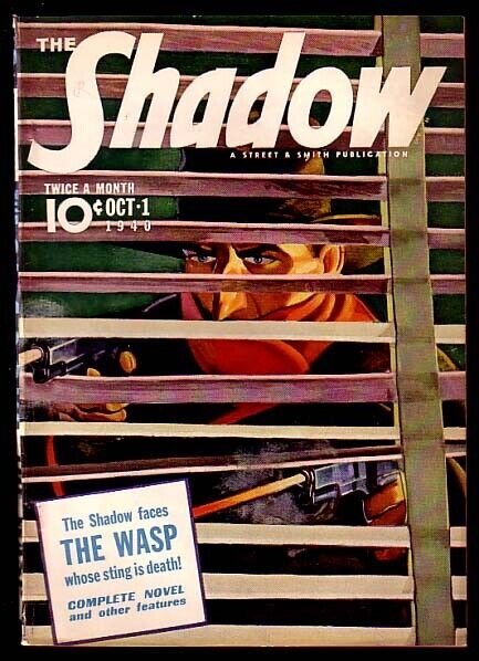 The Shadow-Oct #1 (1940), raw comic book in FN condition — front cover