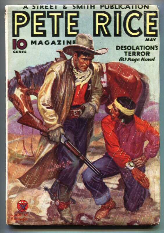 Pete Rice May 1934- Street and Smith Pulp- Walter Baumhofer Cover- VG (Street & Smith, 1934), raw comic book in VG condition — front cover