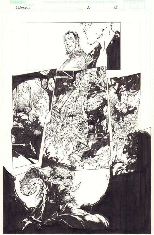 Universe #2 (2001), raw, ungraded comic book — front cover
