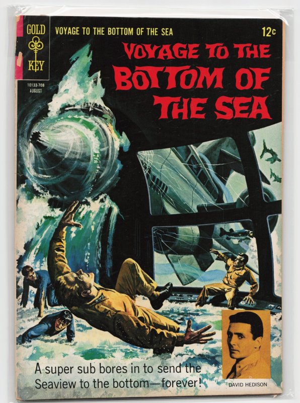 Voyage to the Bottom of the Sea #9 (Gold Key Comics, 1967), raw, ungraded comic book — front cover