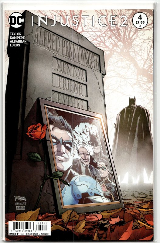 Injustice 2 #8 (2017), raw, ungraded comic book — front cover