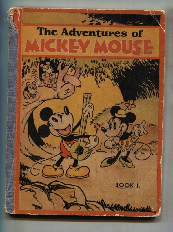 Adventures of Mickey Mouse #19-1931-1st Walt Disney Book-Platinum age Comic, raw, ungraded comic book — front cover