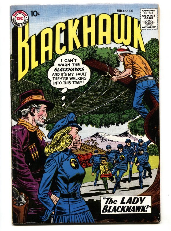 Blackhawk #133 - 1959 - DC - VG - Comic Book (DC Comics, 1959), raw comic book in VG condition — front cover