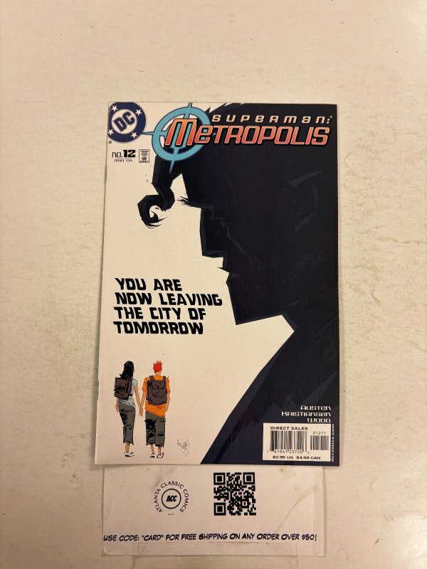 Superman: Metropolis #12 (DC Comics), raw comic book in NM condition — front cover