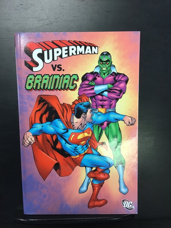 Superman vs. Brainiac (2008) NM (2008), raw, ungraded comic book — front cover