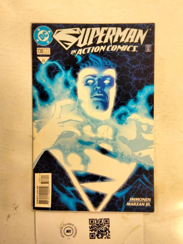 Action Comics #738 (DC Comics, 1997), raw comic book in NM condition — front cover