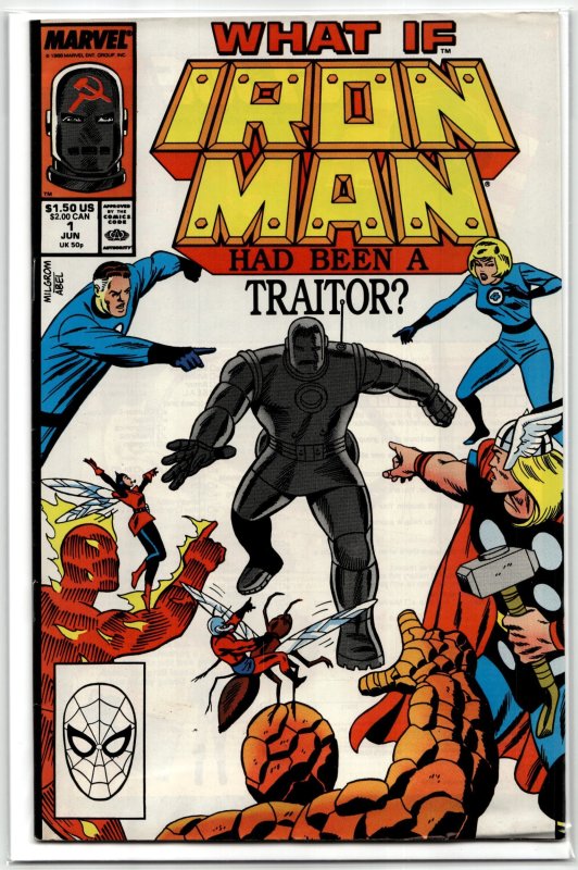 What If? Special (1988) Iron Man (1988), raw, ungraded comic book — front cover