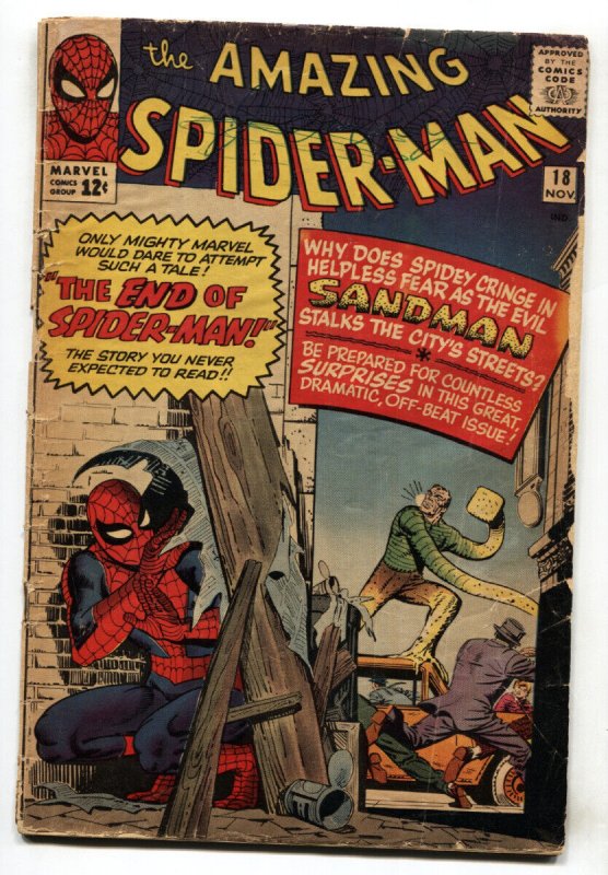 Amazing Spider-Man #18 - 1964 - Marvel - G - Comic Book (Marvel Comics, 1964), raw, ungraded comic book — front cover
