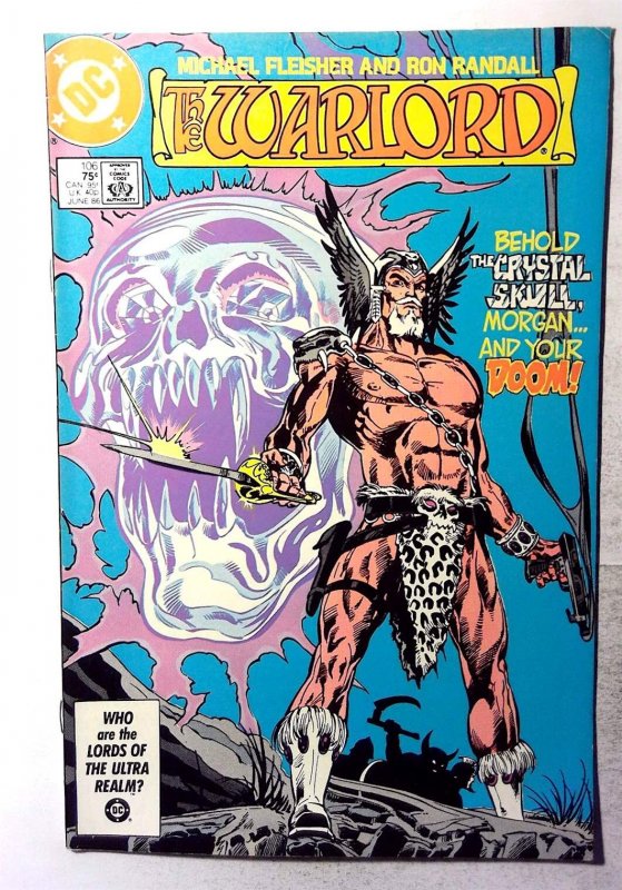 Warlord #106 (DC Comics, 1986), raw, ungraded comic book — front cover