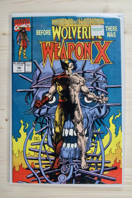 Presents #72 (Marvel Comics, 1991), raw comic book in NM 9.4 condition — front cover
