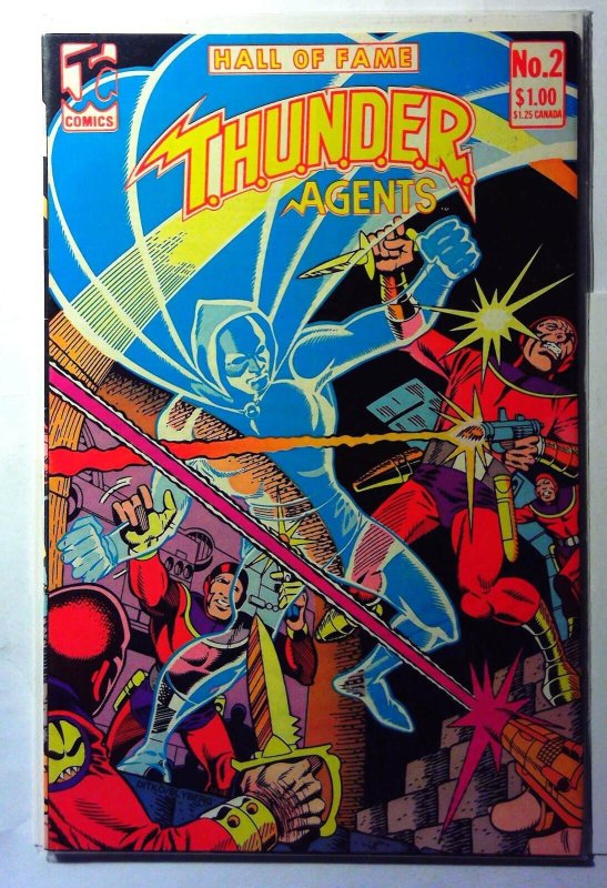 Hall of Fame (T.h.u.n.d.e.r. Agents) #2 (1983), raw, ungraded comic book — front cover