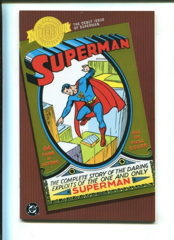 Millennium Editions Superman #1 (2000), raw comic book in 9.2 condition — front cover