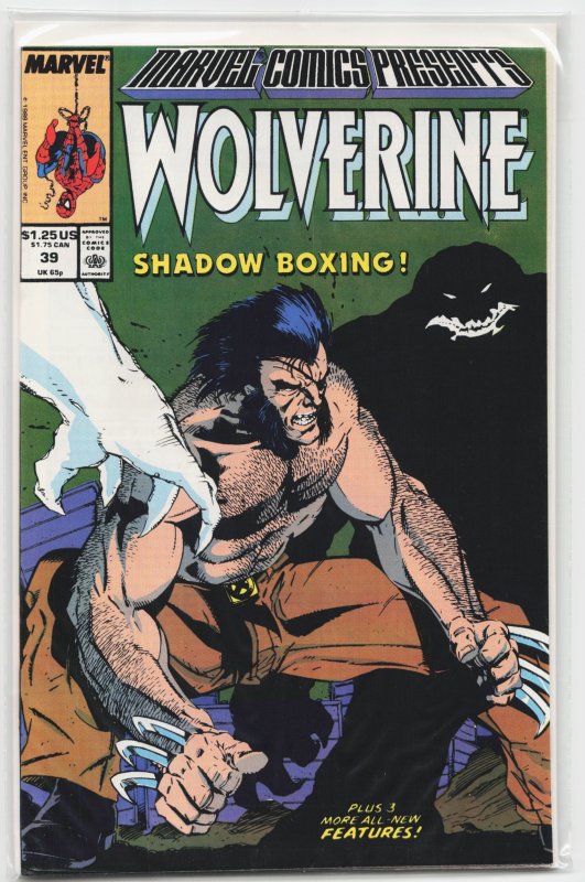 Presents #39 (Marvel Comics, 1990), raw, ungraded comic book — front cover