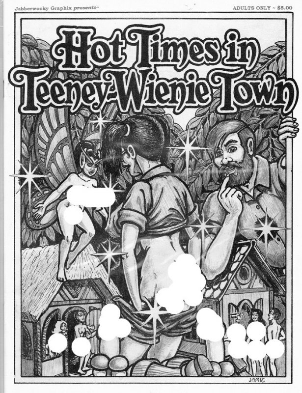 Hot Times in Teeney-Wienie Town, raw, ungraded comic book — front cover