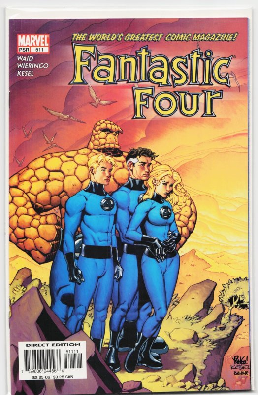Fantastic Four #511 (Marvel Comics, 2004), raw, ungraded comic book — front cover