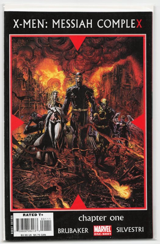 X-Men: Messiah Complex (2007) X-Men (Marvel Comics, 2007), raw, ungraded comic book — front cover