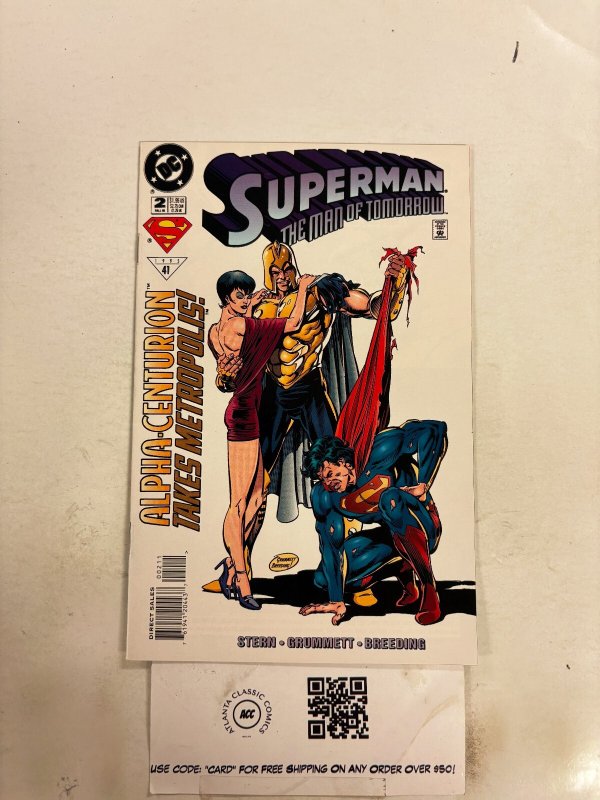Superman the Man of Tomorrow #2 (DC Comics), raw comic book in NM condition — front cover