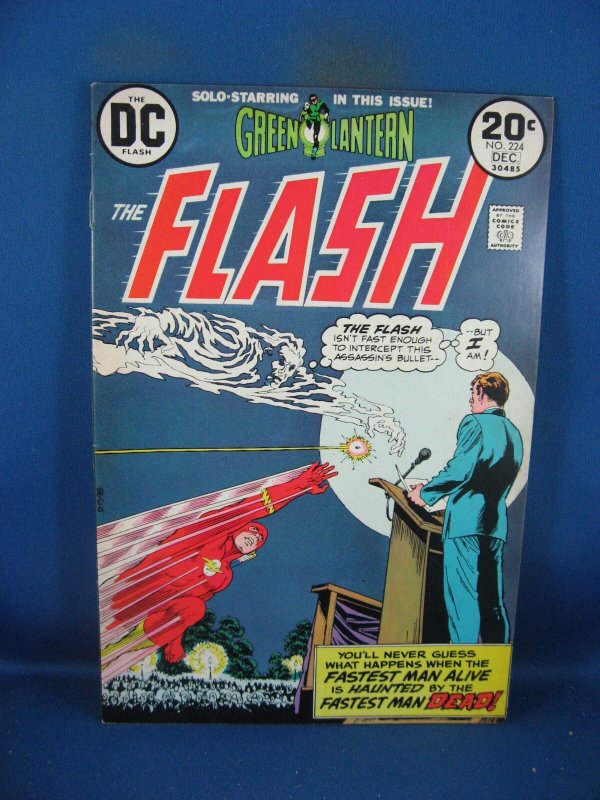 The Flash #224 (DC Comics, 1973), raw comic book in VF condition — front cover
