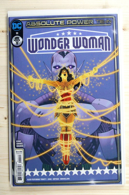 Wonder Woman #11 (DC Comics, 2021), raw comic book in NM+ 9.6 condition — front cover
