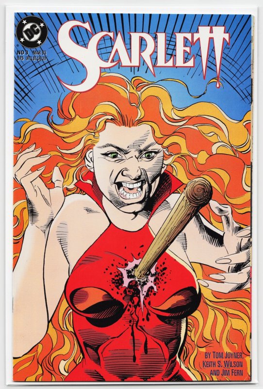 Scarlett #3 (1993), raw, ungraded comic book — front cover