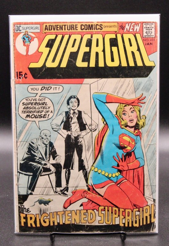 Adventure Comics #401 (DC Comics, 1971), raw, ungraded comic book — front cover