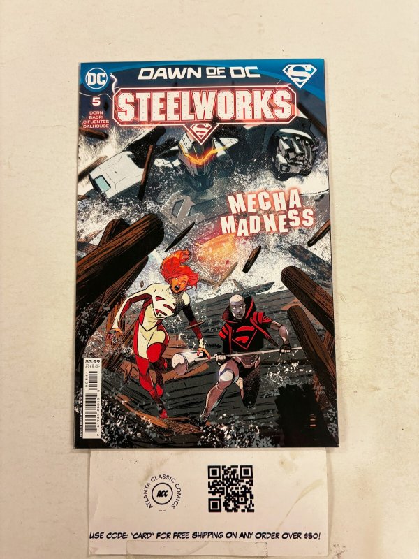 Steelworks #5 (DC Comics), raw comic book in NM condition — front cover