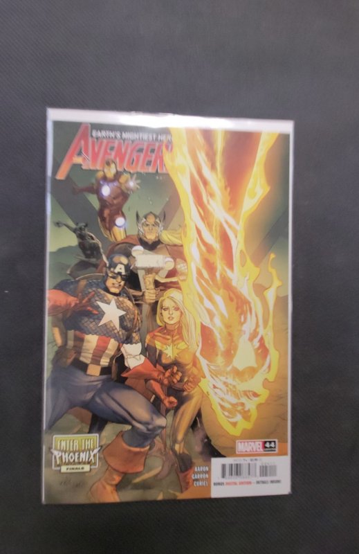 Avengers #44 (Marvel Comics, 2021), raw, ungraded comic book — front cover