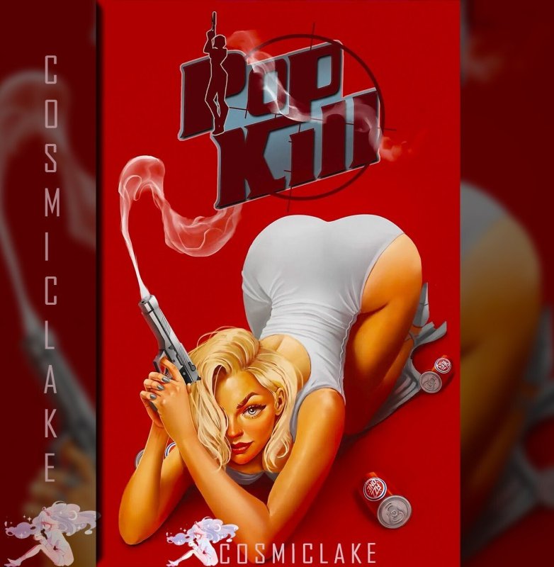 Pop Kill #1, raw, ungraded comic book — front cover