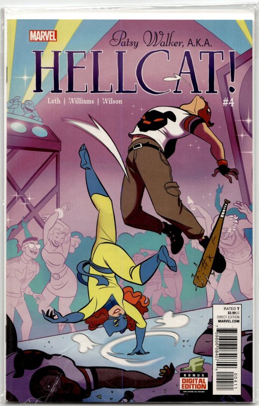 Patsy Walker, A.K.A. Hellcat! #4 (2016), raw, ungraded comic book — front cover
