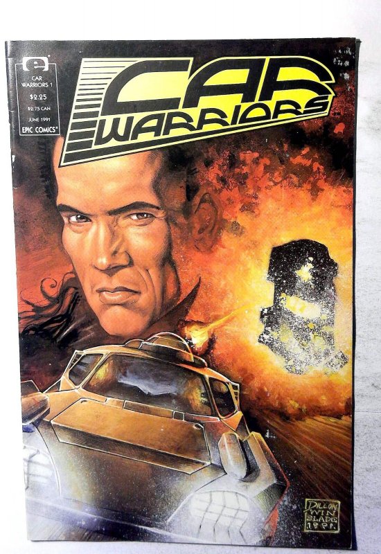 Car Warriors #1 (1991), raw, ungraded comic book — front cover