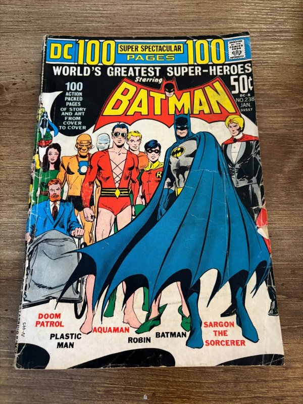 Batman #238 (DC Comics), raw comic book in VG/FN condition — front cover