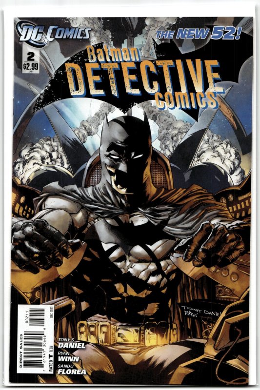 Detective Comics #2 (DC Comics, 2011), raw, ungraded comic book — front cover