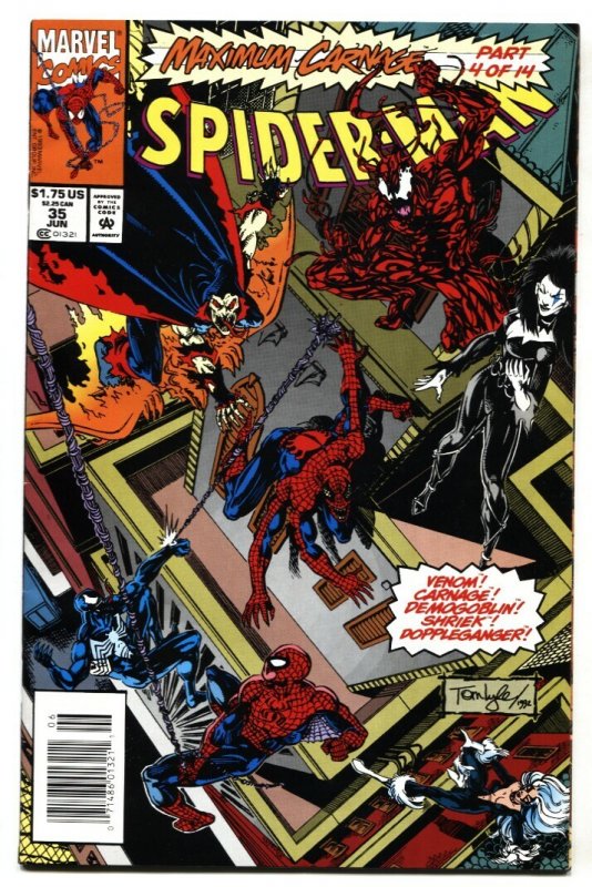 Spider-Man #35 - 1993 - Marvel - Vf/nm - Comic Book (Marvel Comics, 1993), raw comic book in VF/NM condition — front cover