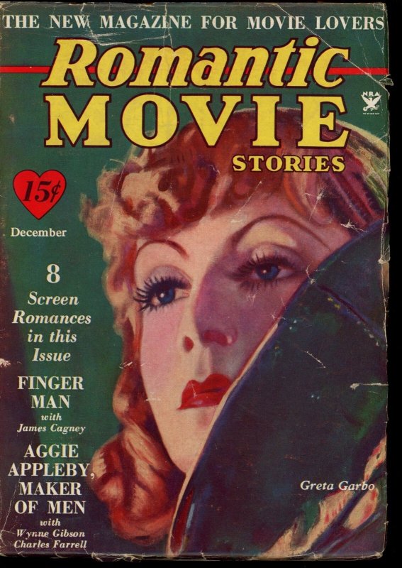 Romantic Movie Stories - 12/33 - Condition: Vg-Fn - 1st Issue - Pulp, raw comic book in FN condition — front cover