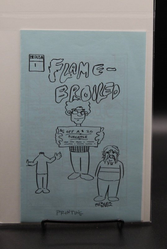 Flame Broiled #1 (2000), raw, ungraded comic book — front cover