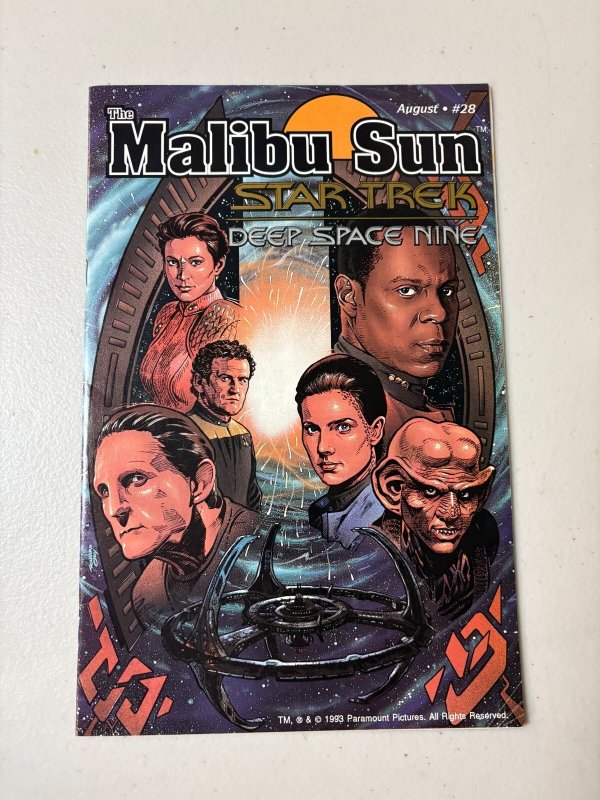 The Malibu Sun #28 (Malibu Comics, 1993), raw comic book in NM condition — front cover
