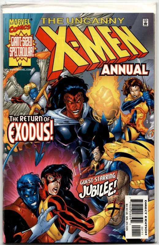 Uncanny X-Men 1999 (2000) X-Men (2000), raw, ungraded comic book — front cover