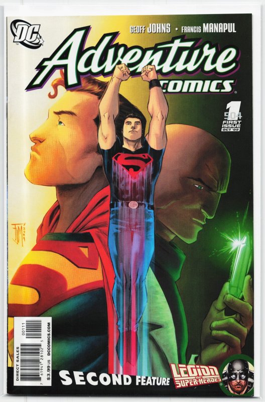 Adventure Comics #4 (DC Comics, 2010), raw, ungraded comic book — front cover