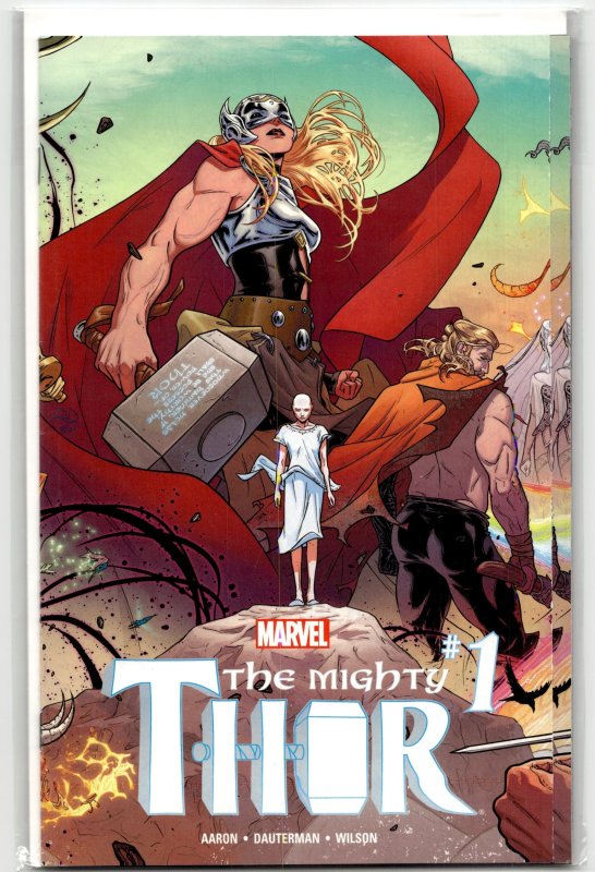 Mighty Thor #1 (Marvel Comics, 2016), raw, ungraded comic book — front cover