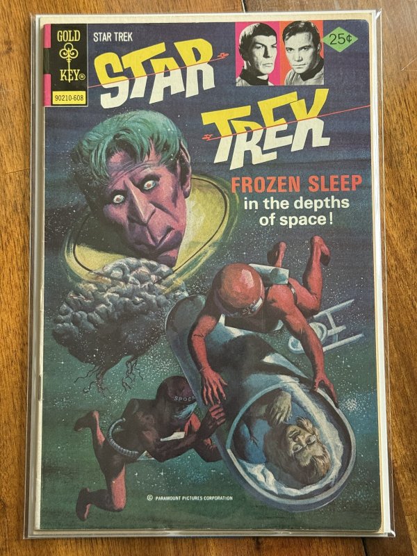Star Trek #39 (Gold Key Comics, 1970), raw comic book in FN+ 6.5 condition — front cover
