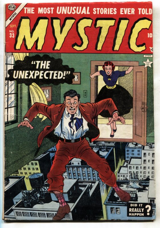 Mystic Comics #33 (Timely Comics, 1954), raw, ungraded comic book — front cover