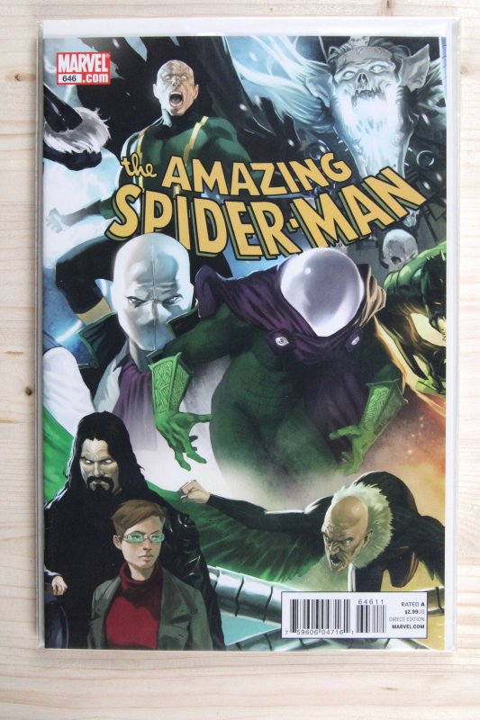 The Amazing Spider-Man #646 (Marvel Comics, 2010), raw comic book in NM 9.4 condition — front cover