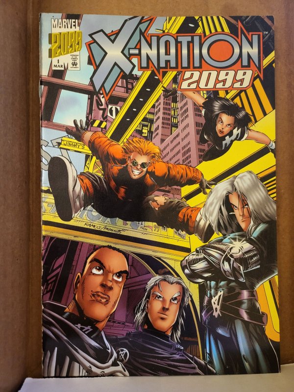 X-Nation 2099 #1 (1996), raw, ungraded comic book — front cover