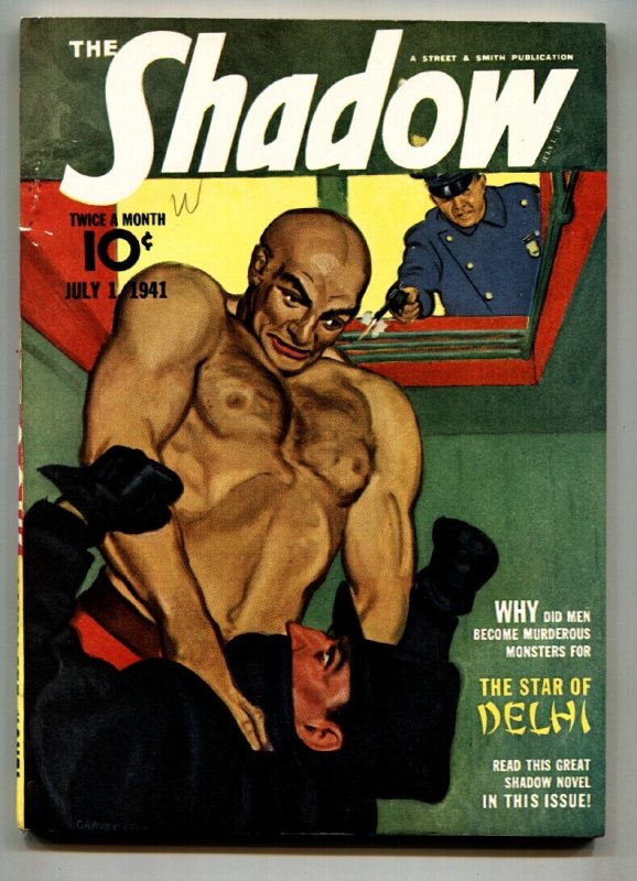 Pulp: Shadow 1941 July 1-high Grade- Street AND Smith-Rare Pulp VF (1941), raw, ungraded comic book — front cover