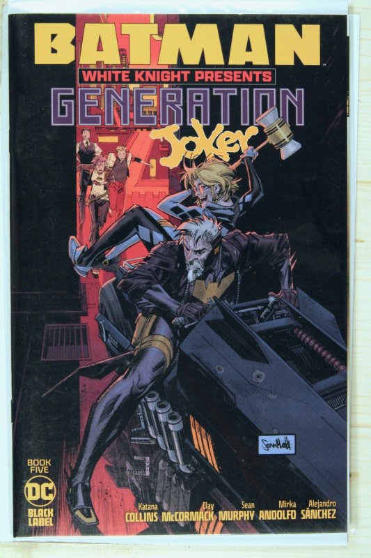 Batman: White Knight Presents - Generation Joker #5 (DC Comics, 2023), raw comic book in NM+ 9.6 condition — front cover