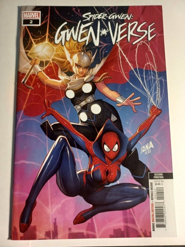 Spider-Gwen Gwenverse #2 (Marvel Comics), raw comic book in NM condition — front cover