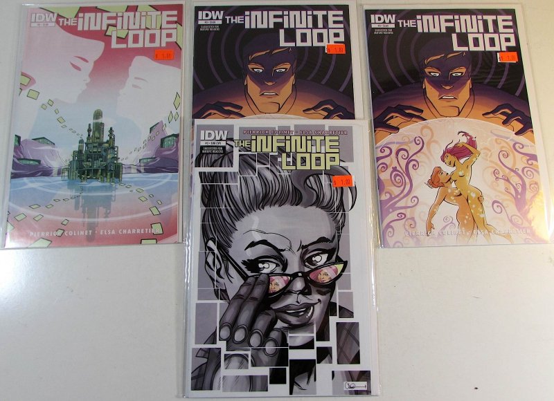 2015 the Infinite Loop Lot of 4 #3 x2, 3 Sub, 5 IDW 1st Print Comic Books (IDW Publishing, 2015), raw, ungraded comic book — front cover